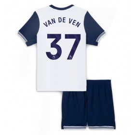 Dětské fotbalový komplet Tottenham Hotspur Micky van de Ven #37 Domácí košile 2024-25 Krátkým Rukávem